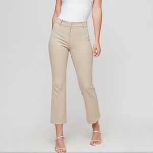 Aritzia Babaton Rowan cropped flare pant
